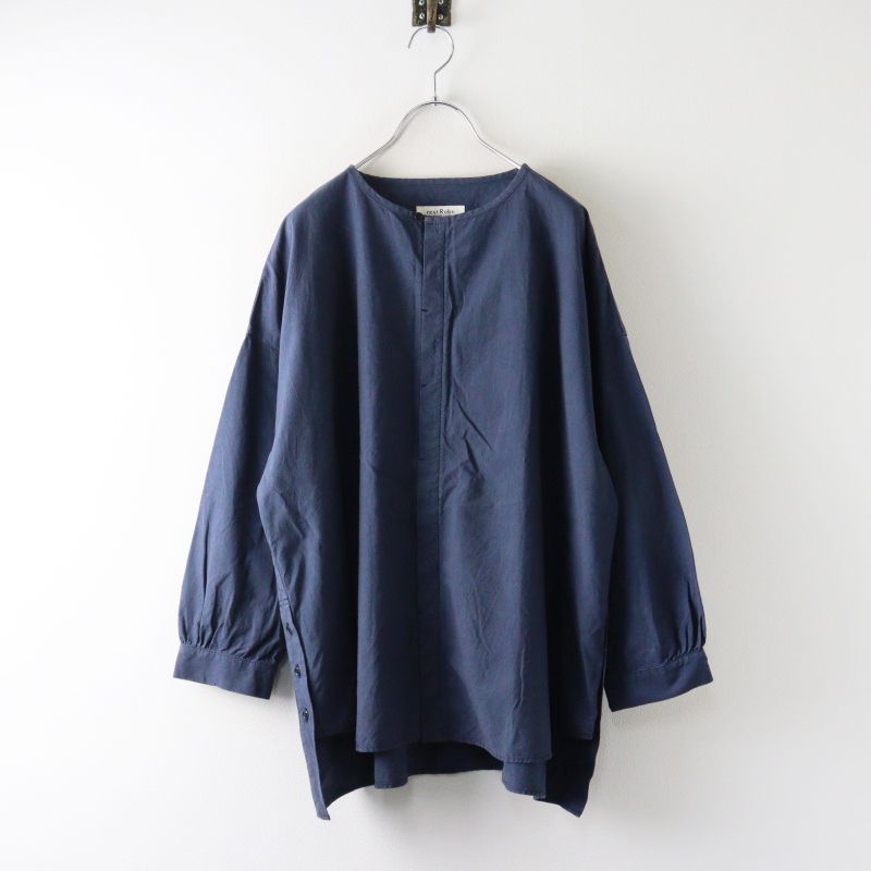 ネストローブ nest Robe コットンブロードサイドボタンブラウス F