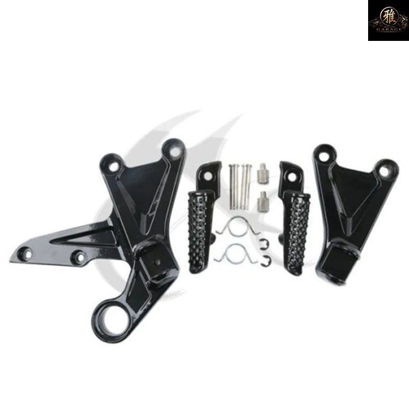 ホンダ CBR1000RR CBR 1000 RR 2008-2016 用オートバイフロントフットレストフットペグブラケットセット