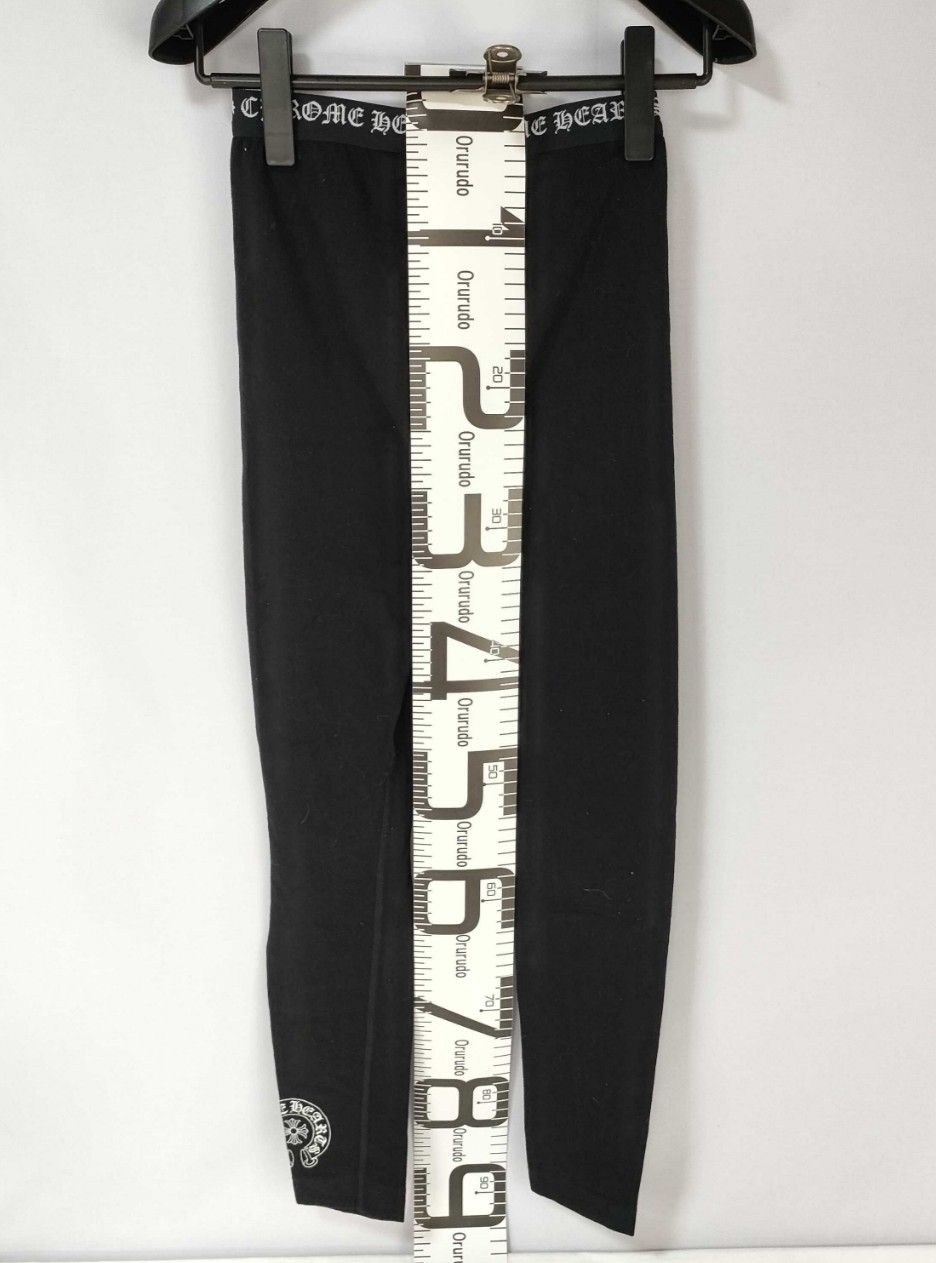 クロムハーツ CHROME HEARTS レギンス スパッツ パンツ M 黒 ブラック