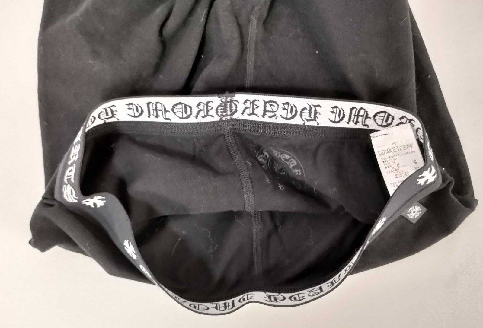 クロムハーツ CHROME HEARTS レギンス スパッツ パンツ M 黒 ブラック