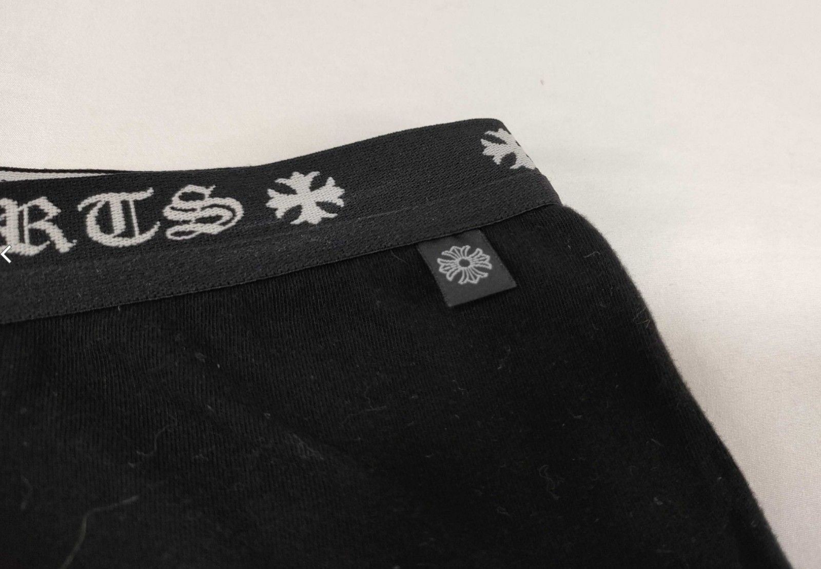 クロムハーツ CHROME HEARTS レギンス スパッツ パンツ M 黒 ブラック