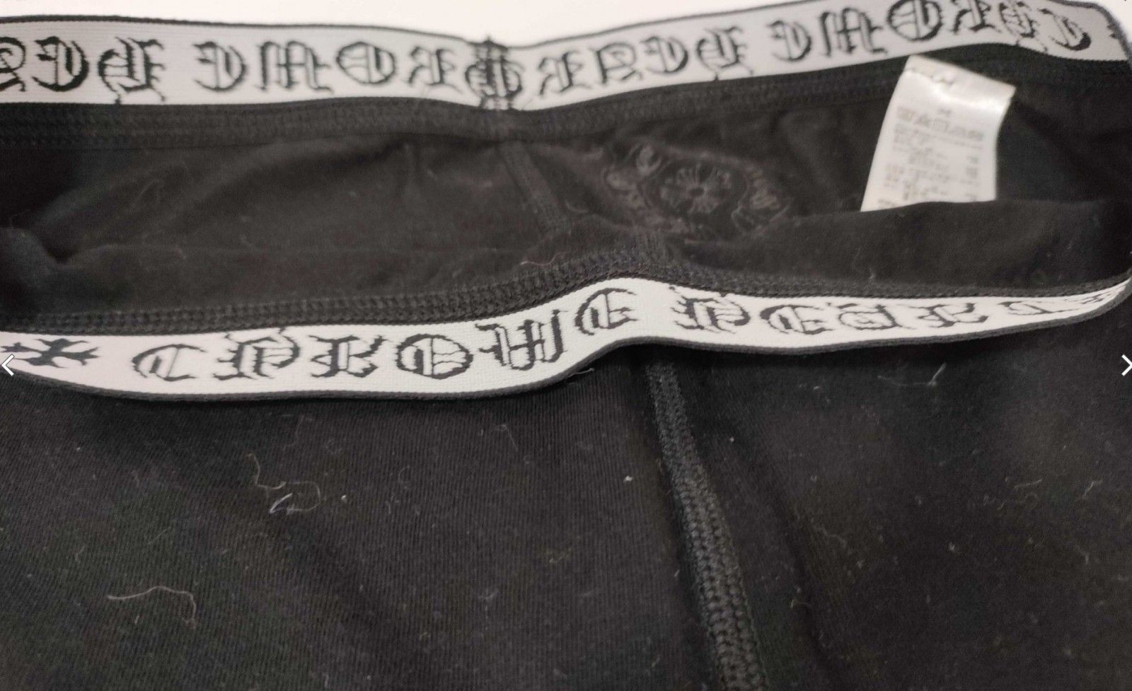 クロムハーツ CHROME HEARTS レギンス スパッツ パンツ M 黒 ブラック