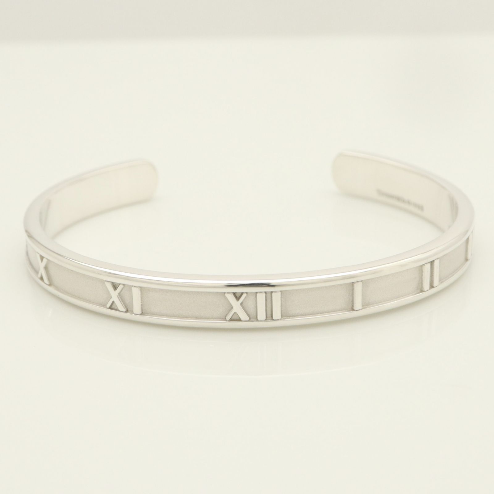 パ*ン様 ティファニー アトラス カフ バングル ブレスレット SV925 美品 美品】ティファニー TIFFANY&Co. アトラス バングル カフ ブレスレット