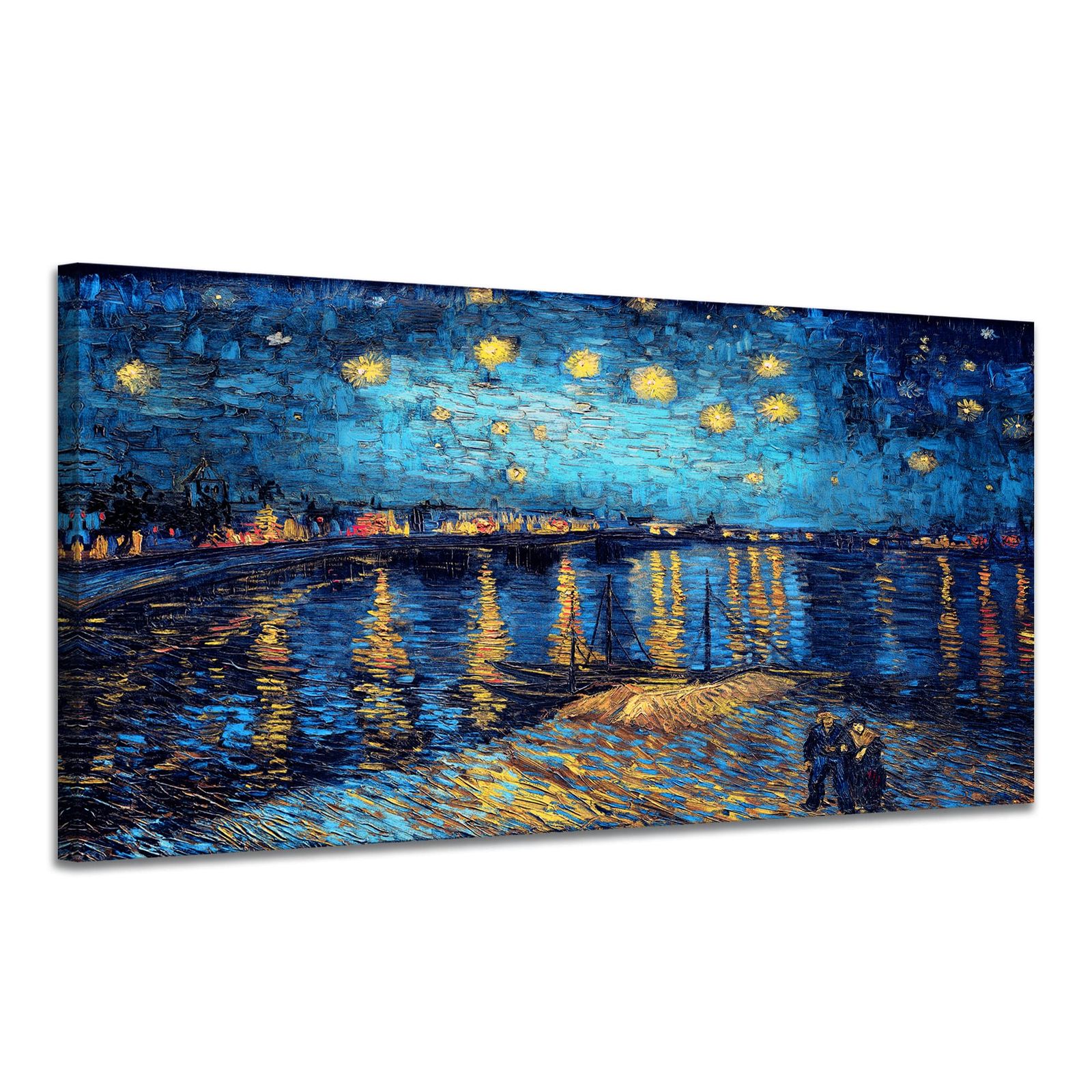 絵画 星月夜 ゴッホ ポスター 装飾画 ゴッホ 複製画 キャンバス 部屋飾り 壁の絵 壁掛け ソファの背景木枠付きの完成品(40x80cm x1Pcs) 国内発送 絵画 星月夜 ゴッホ ポスター 装飾画 ゴッホ 複製画 キャンバス 部屋飾り 壁の絵 壁掛け ソファの背景木枠付きの完成品(40x80cm x1Pcs) 国内発送