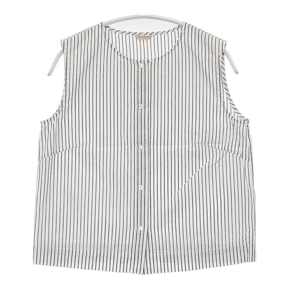 ARTS&SCIENCE コットン ストライプ サイズ1 071-L659-018 ノースリーブ