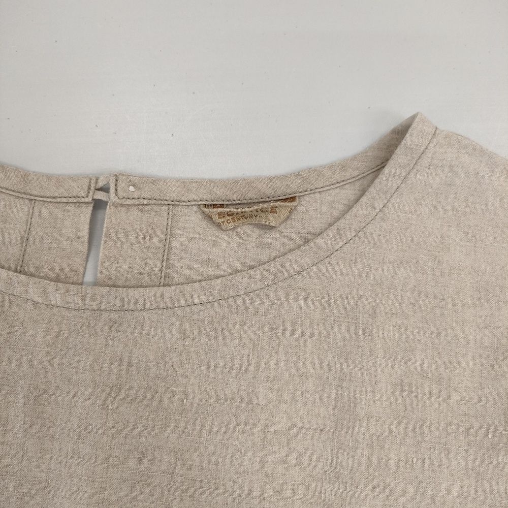 ARTS&SCIENCE リネン サイズ1 031-L663-131 フレンチスリーブ ブラウス