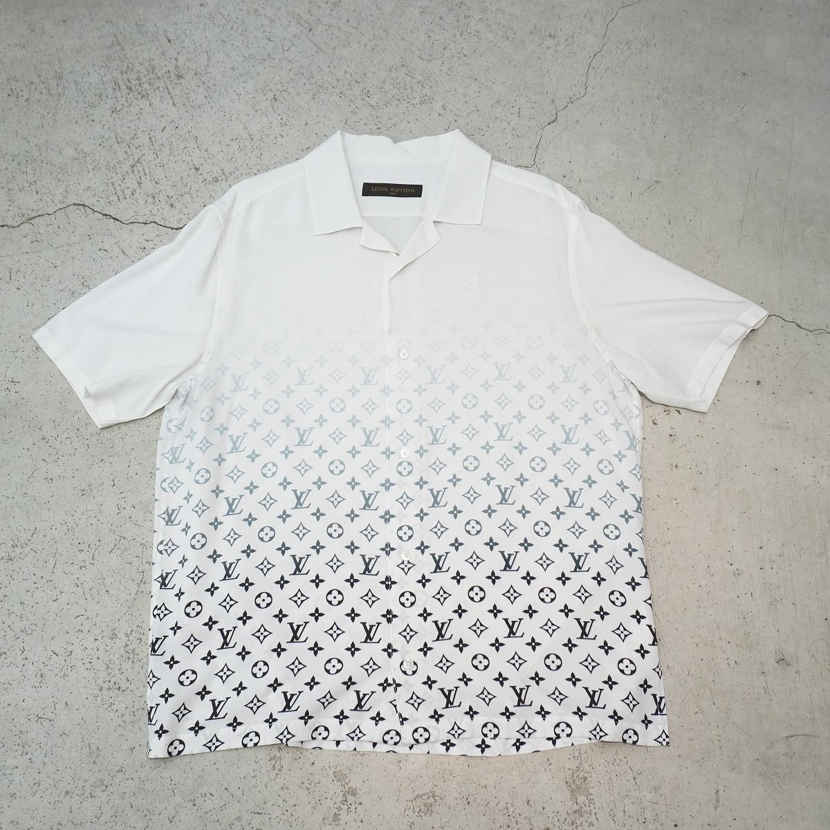 vuitton fragment アロハシャツ 希少17AW LOUIS VUITTON × FRAGMENT ルイヴィトン ×フラグメント