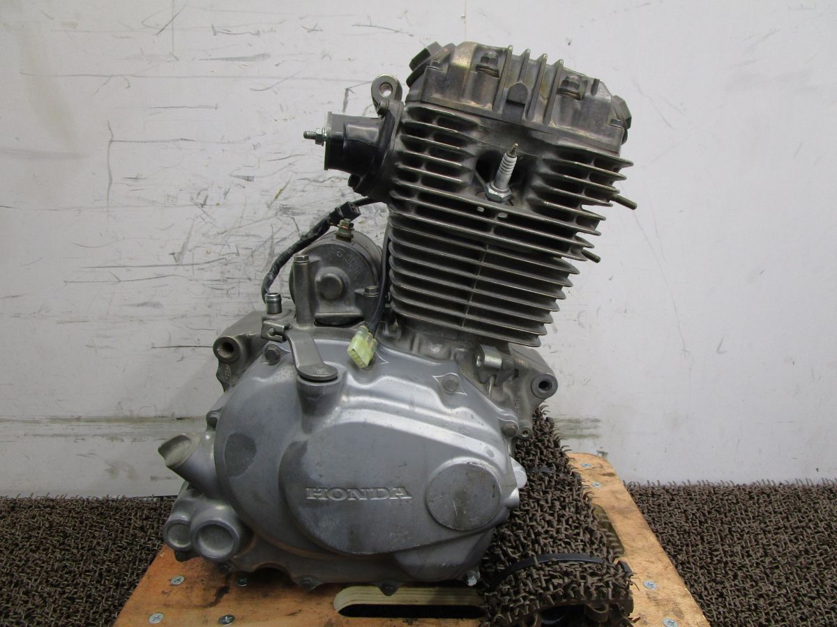 XLR200R エンジン 8560Km ■B7527！MD29 始動確認済み OH素材に ホンダ 【 MD29E 】 キャブ車