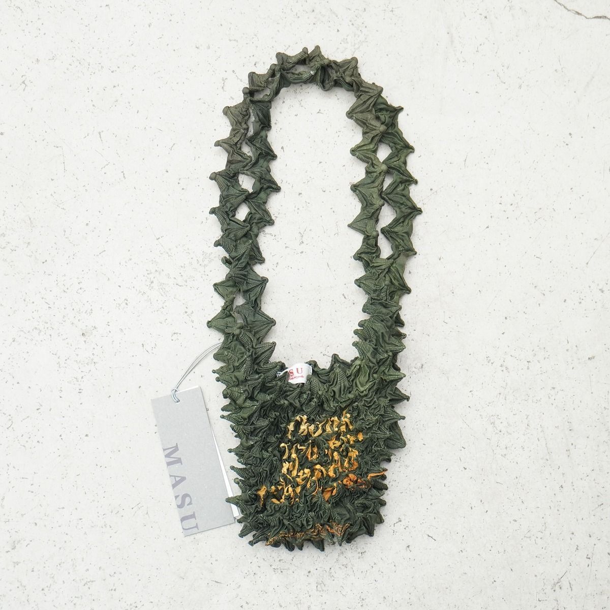 極美品26SS MASU エムエーエスユー M26U6OJ003 SPIKY SHOPPING BAG 