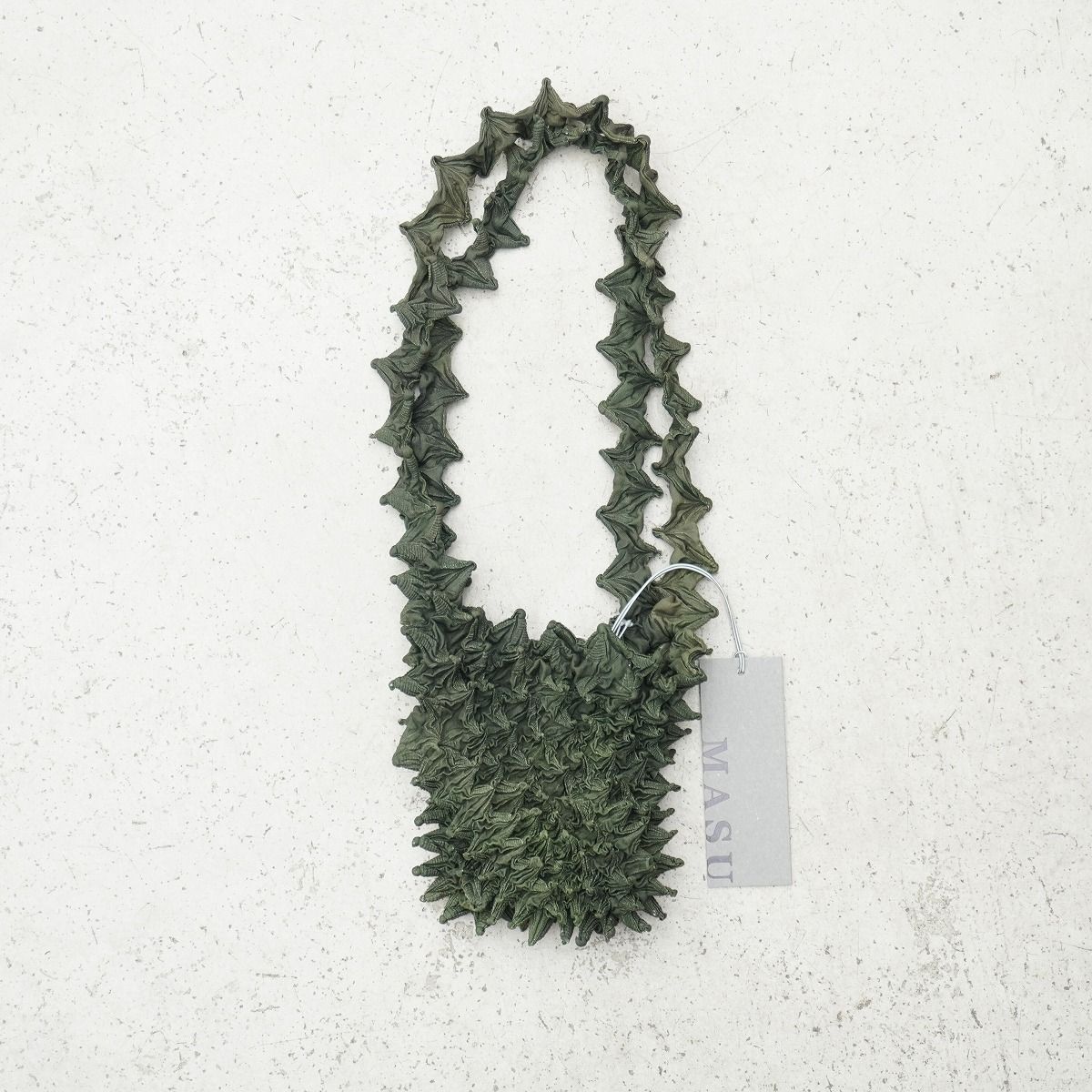 極美品26SS MASU エムエーエスユー M26U6OJ003 SPIKY SHOPPING BAG