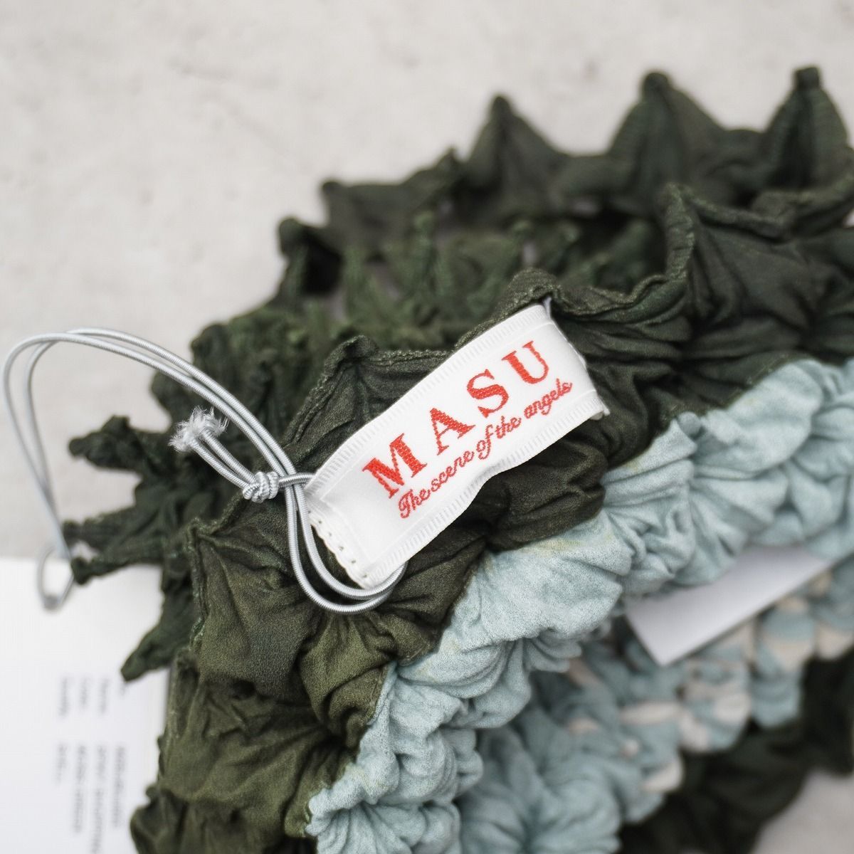 極美品26SS MASU エムエーエスユー M26U6OJ003 SPIKY SHOPPING BAG 