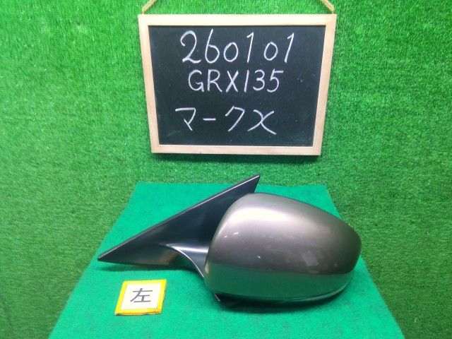 【中古】マークＸ DBA-GRX135 左サイドミラー 87940-22A60 自社品番260101 4T3