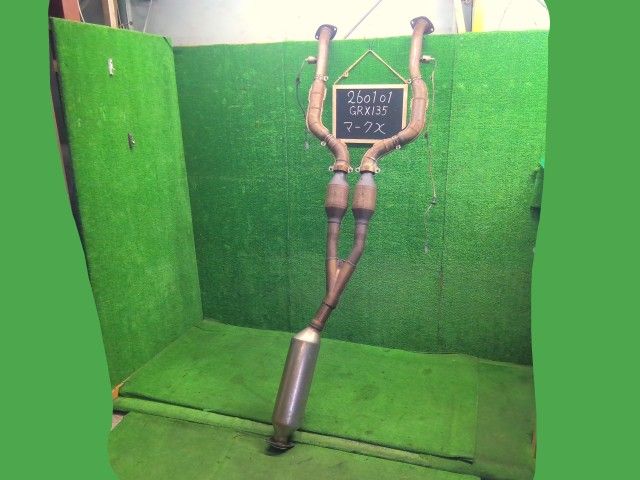 【中古】マークＸ DBA-GRX135 フロント エキゾーストパイプ 17410-31A91 自社品番260101 4T3