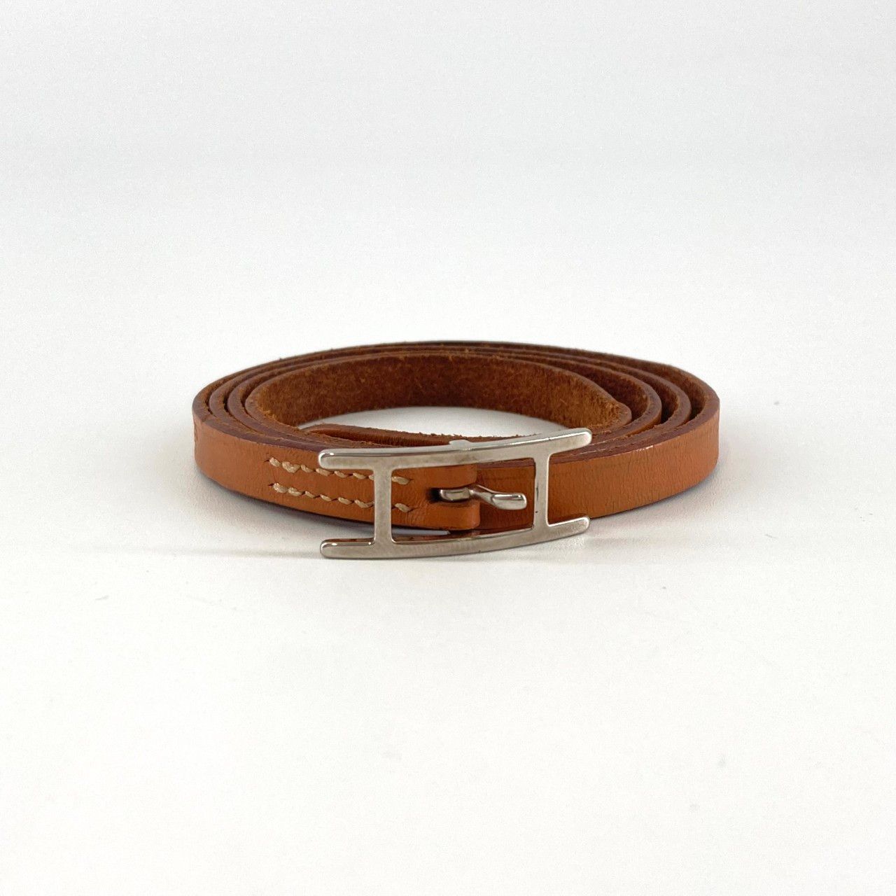 HERMES（エルメス） アピ３ レザーブレス ブラウン 13,838円