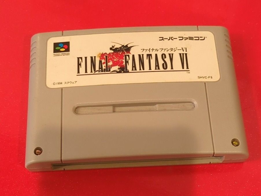 ファイナルファンタジーVI スクウェア スーパーファミコンソフト 箱