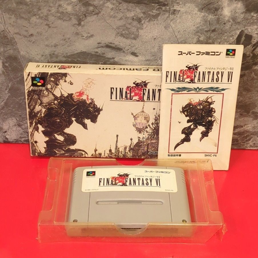 ファイナルファンタジーVI スクウェア スーパーファミコンソフト 箱