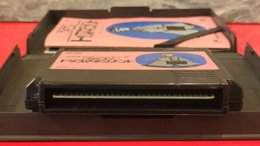 ファミコン トップマネジメント コーエー ファミコンソフト はがき・箱