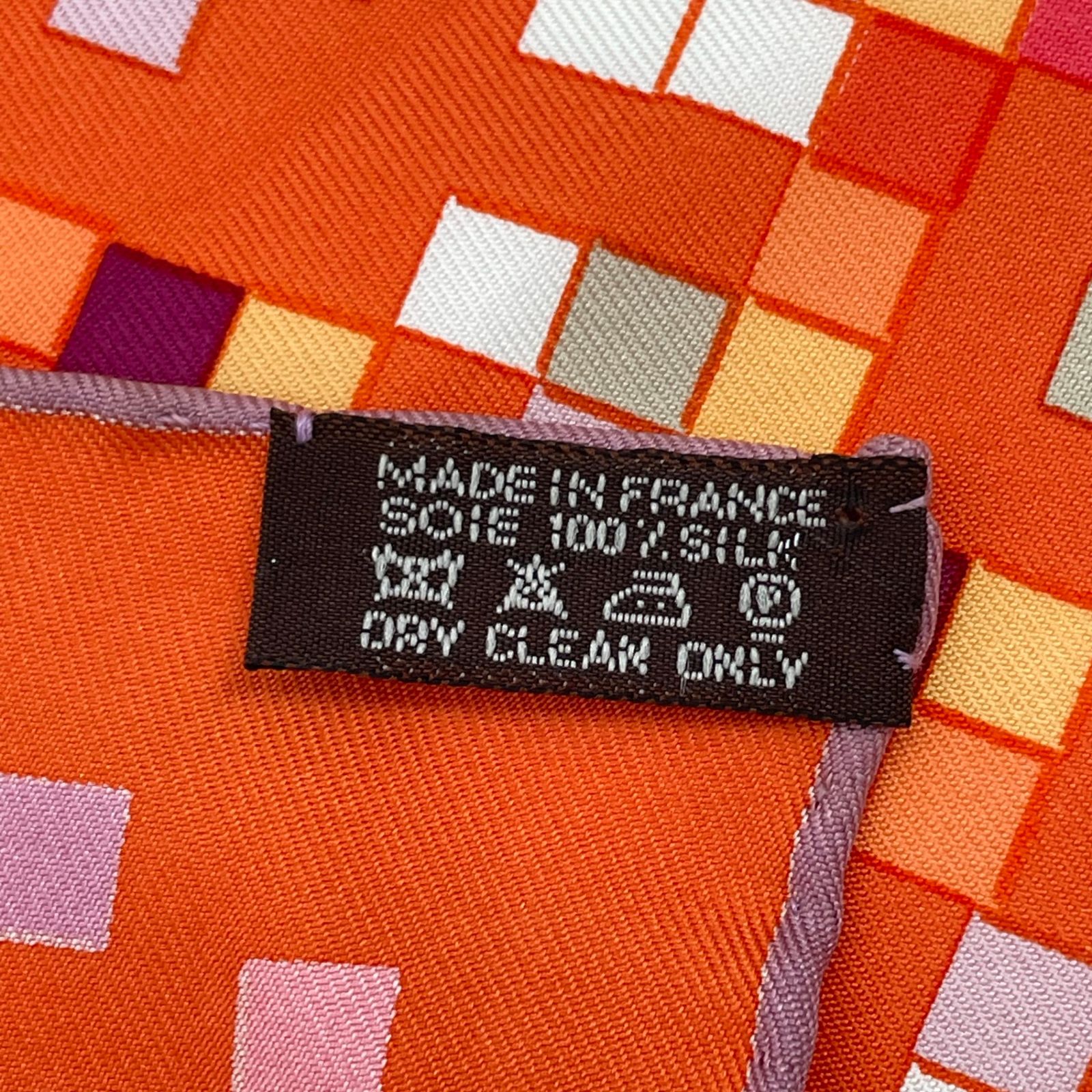 美品 HERMES エルメス スカーフ カレ90 シルク MosaiqueAu24 モザイク 