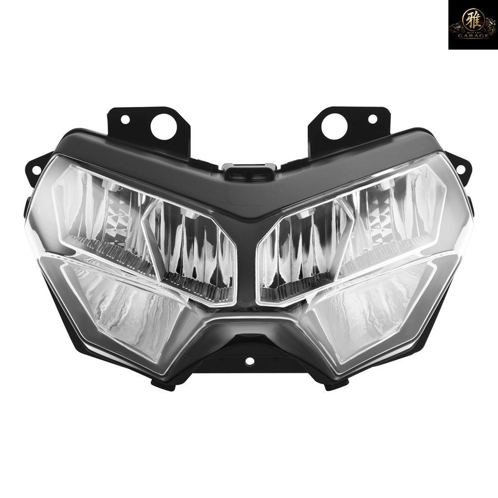 カワサキ Z900 2020-2024、Z650 2020-2025、Z400 2018-2023、KLR 650 Adventure 2022-2026 用フロント LED ヘッドライト ヘッドランプ アセ