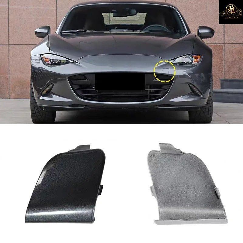 マツダ MX-5 ミアータ Mk3 2016 2017 2018 2019 2020 2021 2022 2023 用 カー トレーラー キャップ フロント バンパー 牽引フック カバー