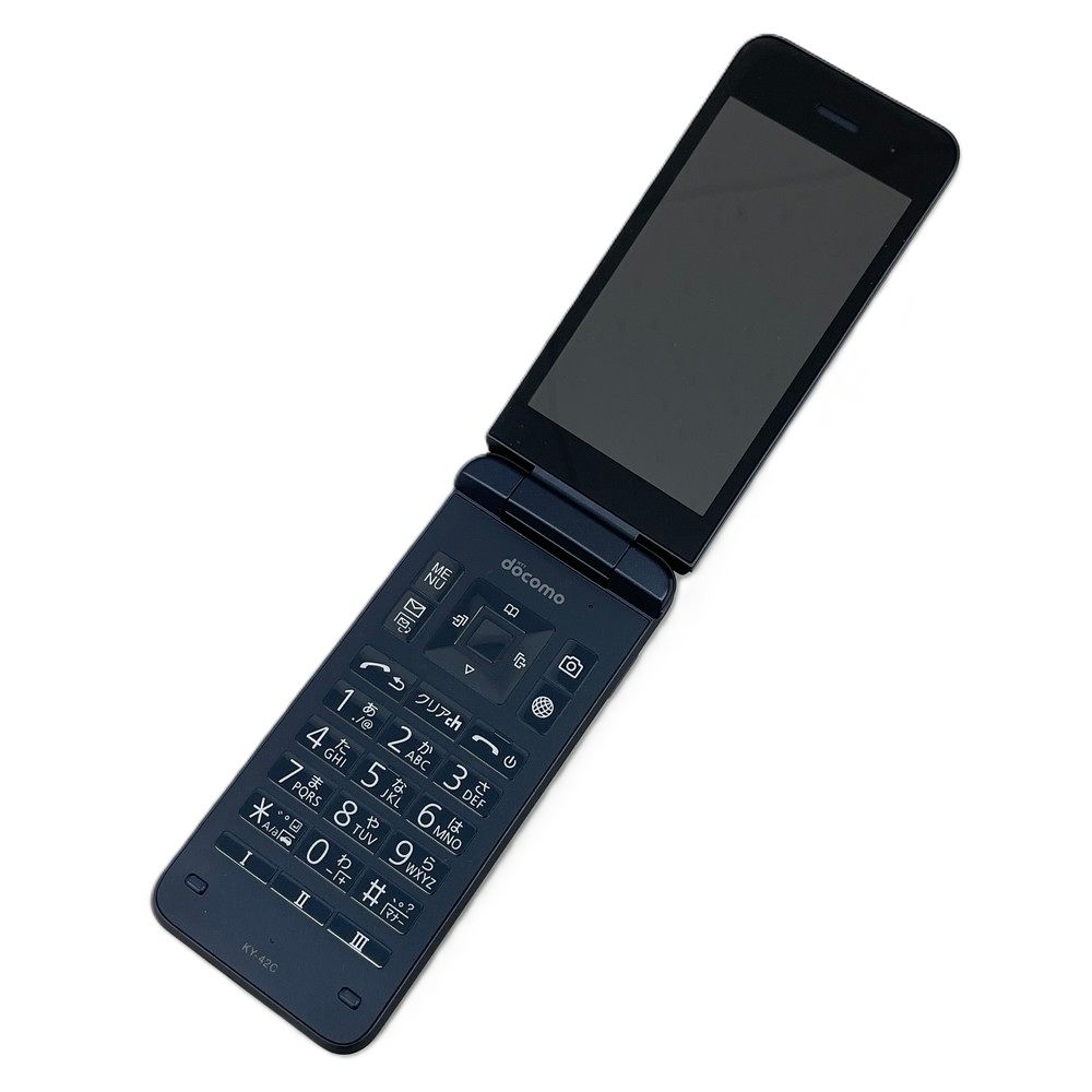 docomo/京セラ DINGO ケータイ KY-42C ブラック - メルカリ