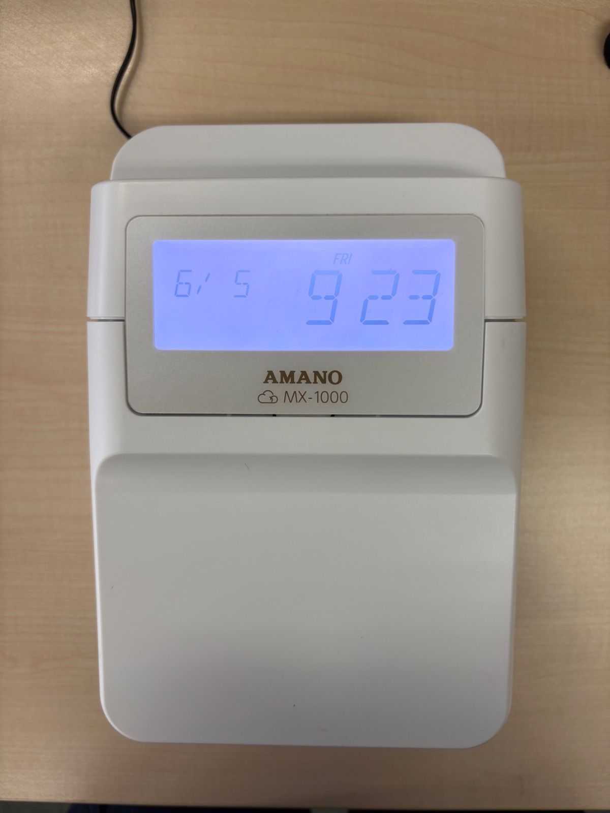 動作確認済/使用数年】AMANO タイムレコーダー MX-1000 付属品完備 