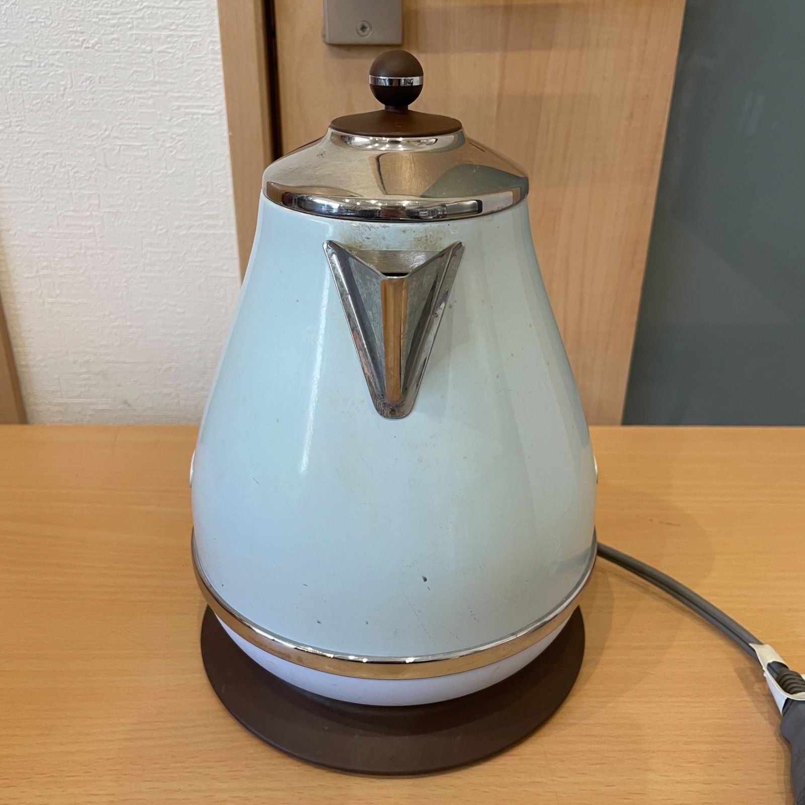 DeLonghi デロンギ 電気ケトル KBOV1200J-AZ 電気ポット ヴィンテージ 