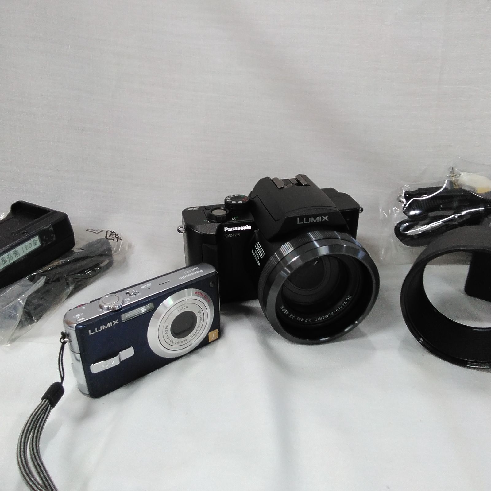パナソニック デジタルカメラ LUMIX DMC-FX7 DMC-FZ10 コンデジ 2点 