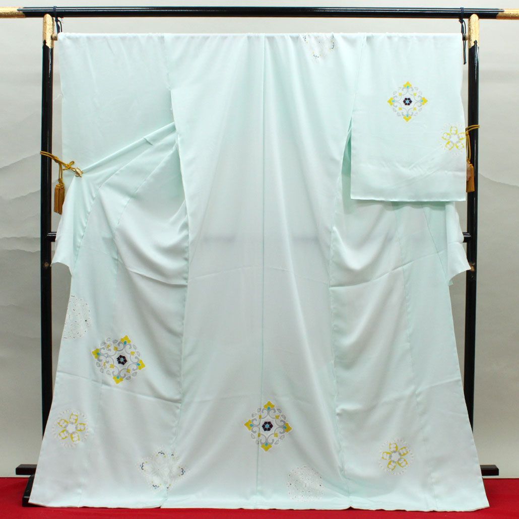 eha3381 成謙工房 京友禅訪問着 華紋ちらし お仕立て付き 1ヶ月半～2ヶ月で発送