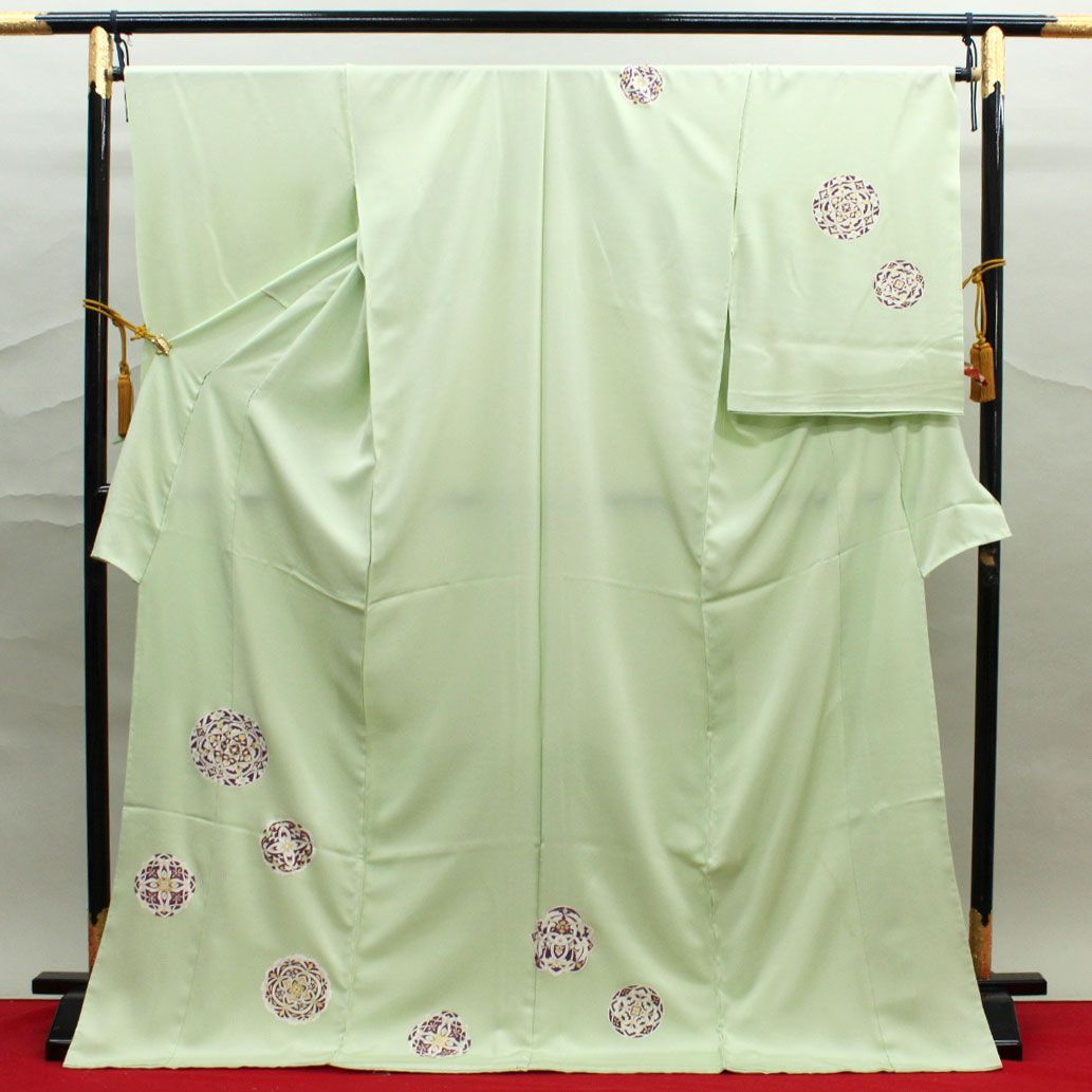 eha3382 成謙工房 京友禅訪問着 華文 お仕立て付き 1ヶ月半～2ヶ月で発送