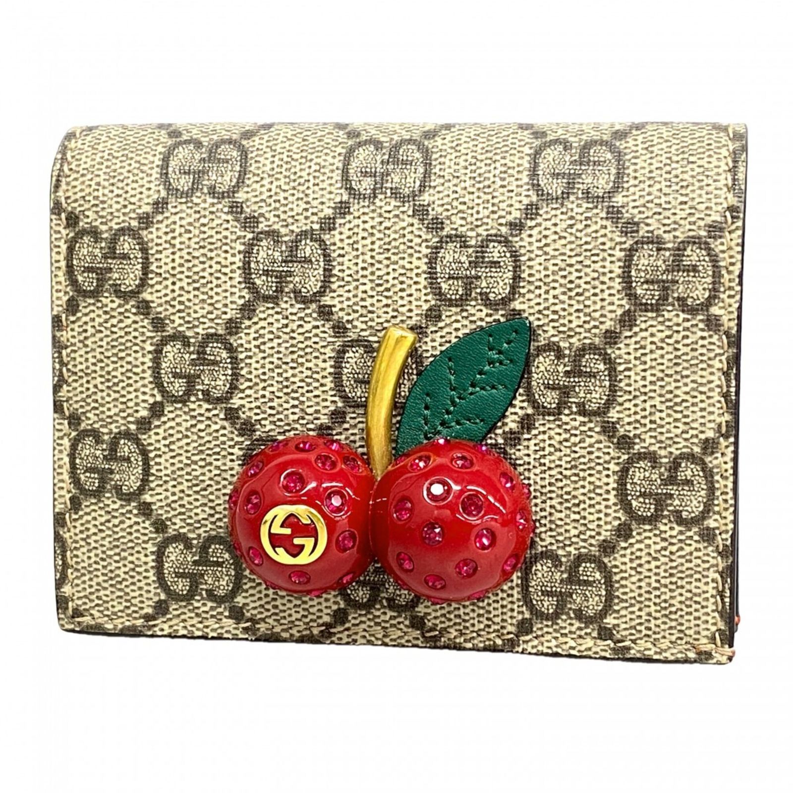 グッチ(Gucci) グッチ 財布 GGスプリーム 476050 ブラウン レッド レディース