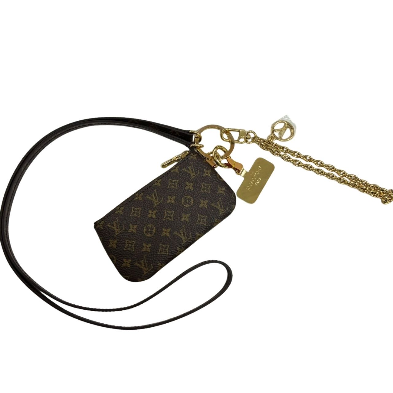 LOUIS VUITTON ルイヴィトン フォン ホルダー M26898 ブラウン モノグラム コインケース メンズ 【未使用品】 42605K437