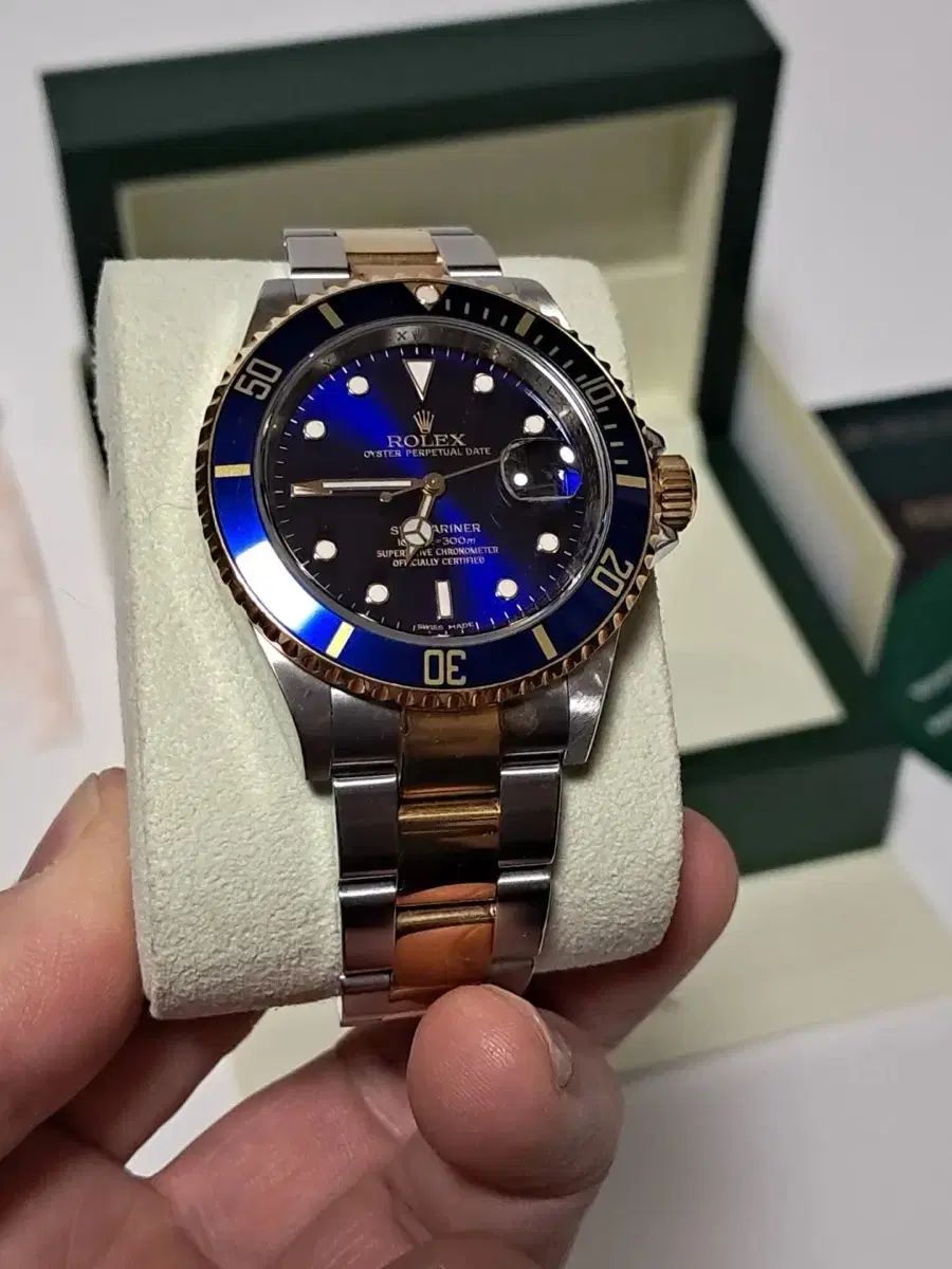 かりめる ROLEX ロレックス サブマリーナー デニムコンビ 旧モデル (16613) フル
