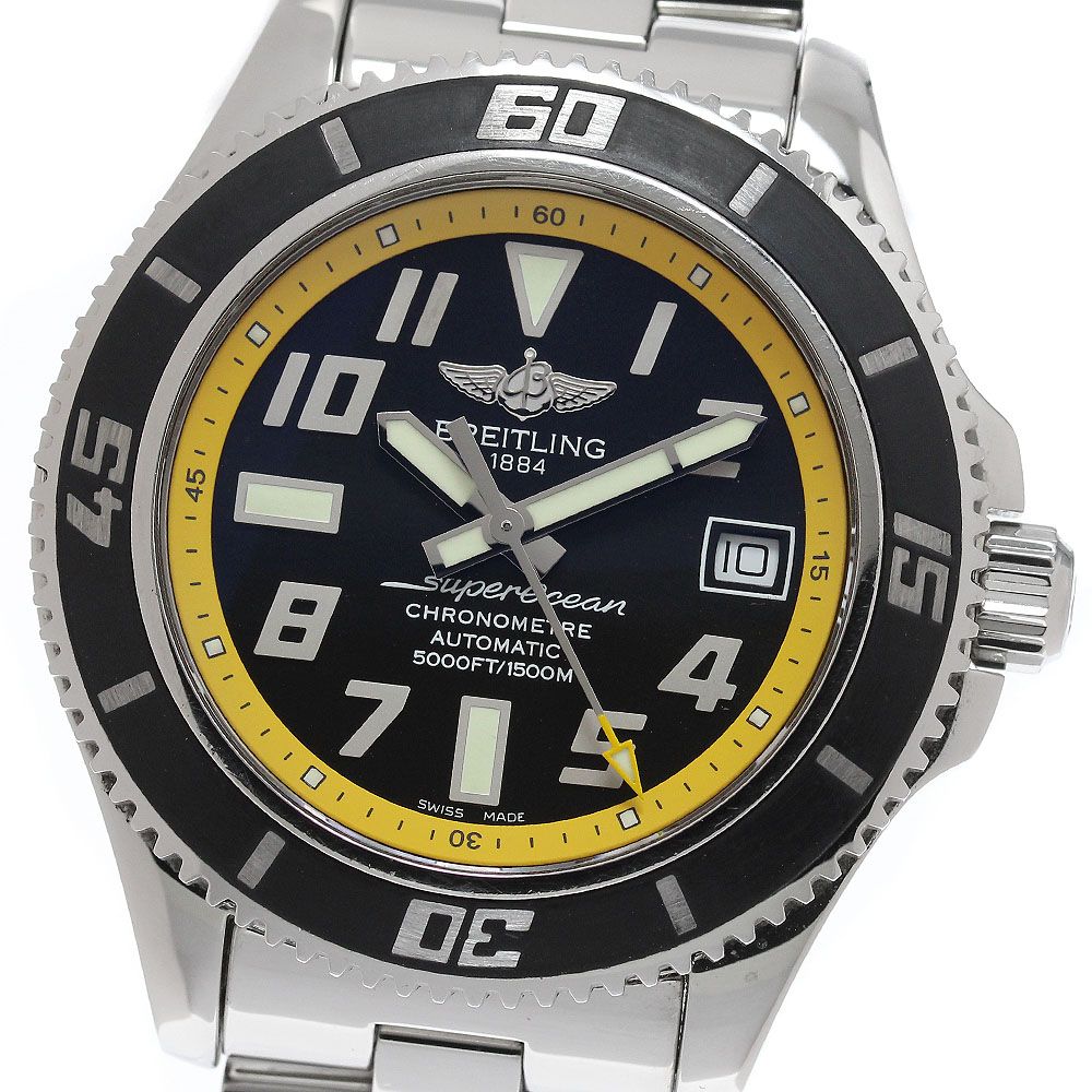 ブライトリング BREITLING A17364 スーパーオーシャン42 デイト 自動巻き メンズ _956799