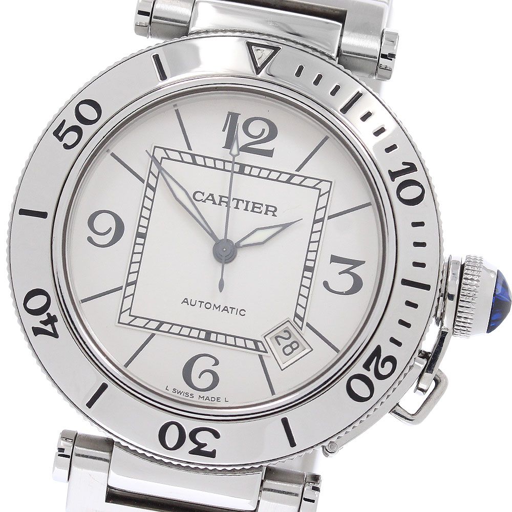 カルティエ CARTIER W31080M7 パシャ シータイマー デイト 自動巻き メンズ _957027