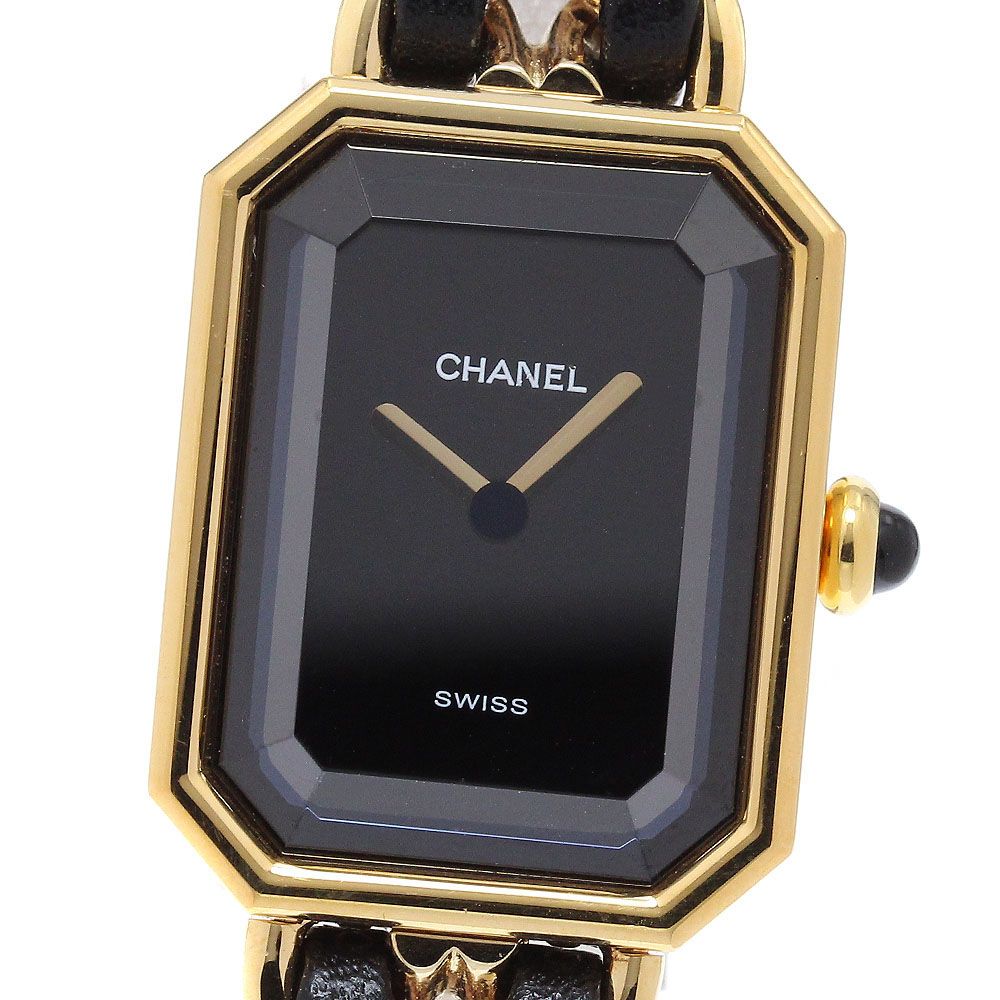 シャネル CHANEL H0001 プルミエール L クォーツ レディース 良品 _898162