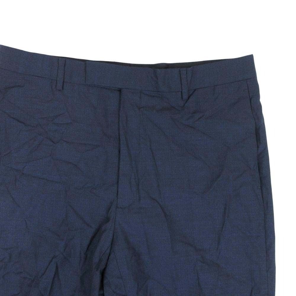 未使用 DIOR ディオール ノータック スラックス パンツ サマーウール テーパードパンツ トラウザー ボトムス 50C 紺 ネイビー メンズ 古着 中古 USED