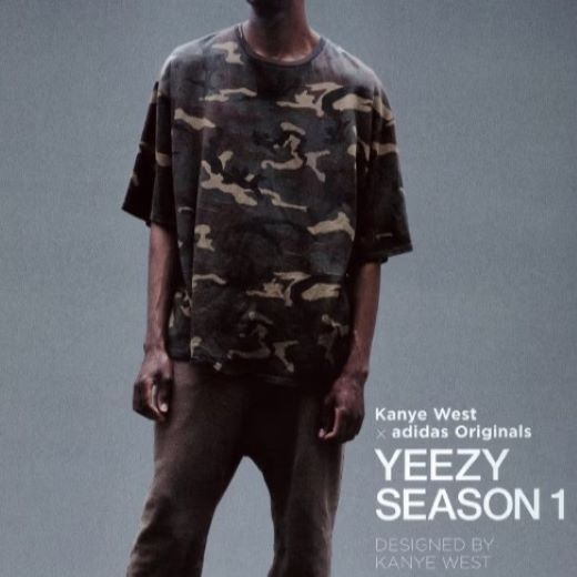 YEEZY イージー SEASON 1 CAMO TEE カモフラージュTシャツ AO2607 M(JP 