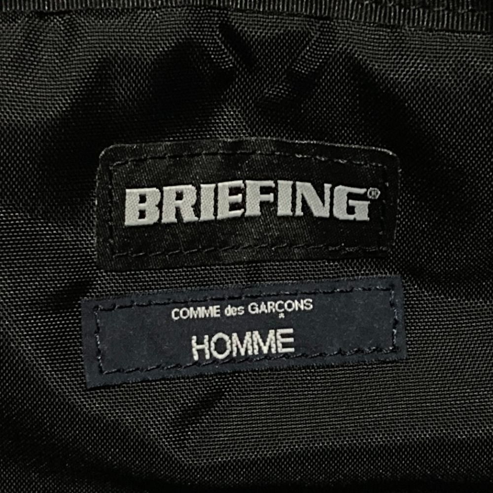 美品 BRIEFING ブリーフィング×コムデギャルソンオム エステルコーデュラダイヤリップ ショルダーバッグ HP-K201 ブラック メンズ 古着 中古 USED