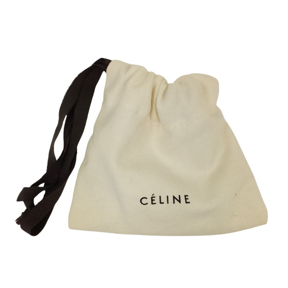 CELINE セリーヌ マンシェット バングル ブレスレット S ゴールド