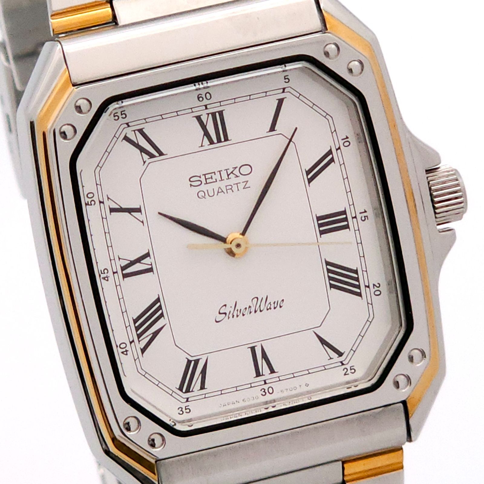★極美品 SEIKO セイコー シルバーウェーブ 6030-5630 QZ 動作品 コンビ