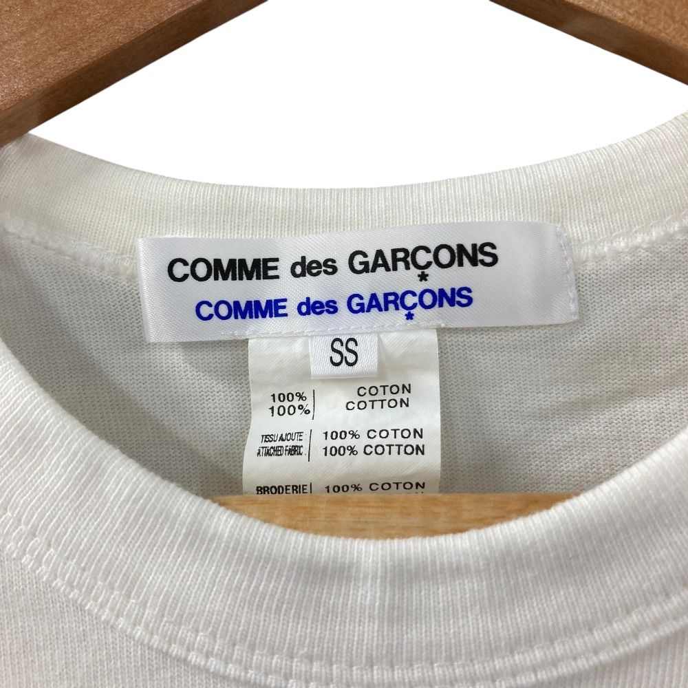 美品 COMME des GARCON コムコム コムデギャルソン フラワー刺繍