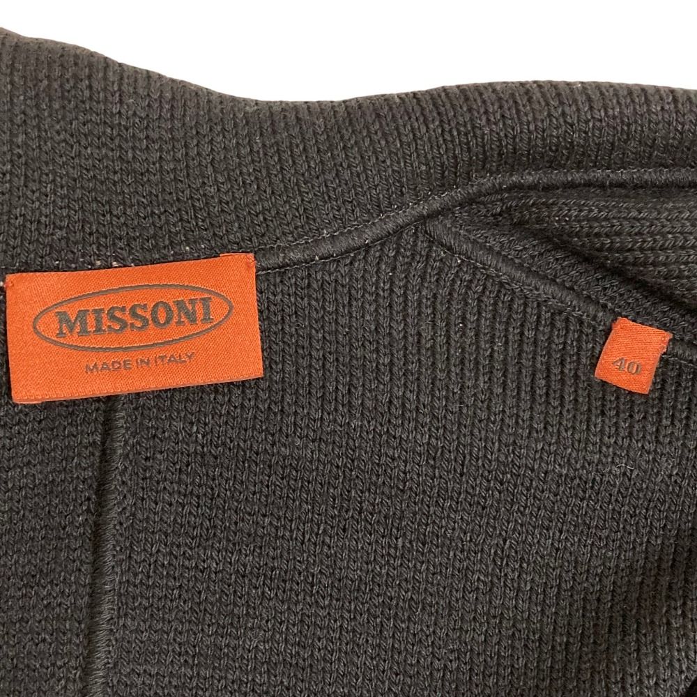 美品 MISSONI ミッソーニ ボーダー モヘヤブレンド ニットテーラード