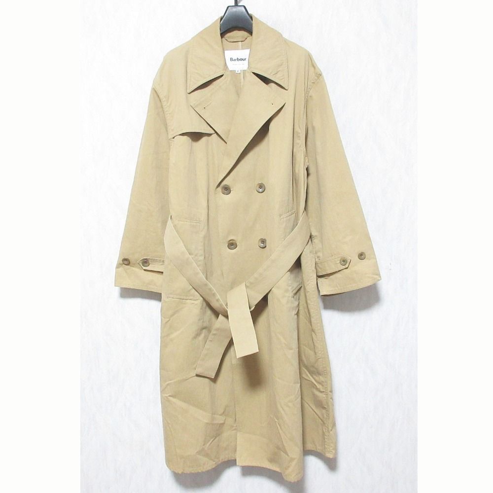 良品 Barbour バブアー コットンナイロン トレンチコート 2101016