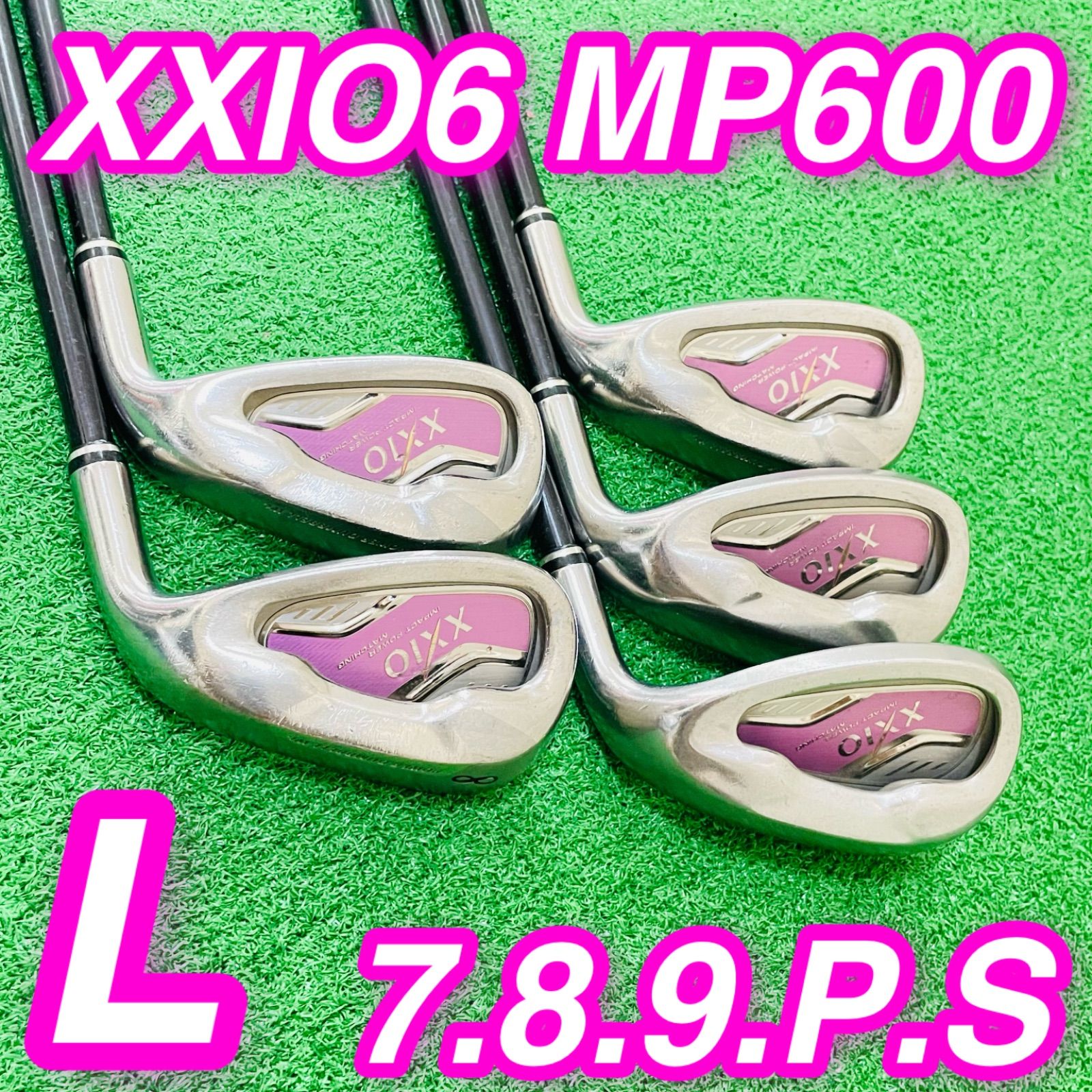 127 XXIO6 6代目 ゼクシオ MP600 レディース 女性用 右利き アイアン5