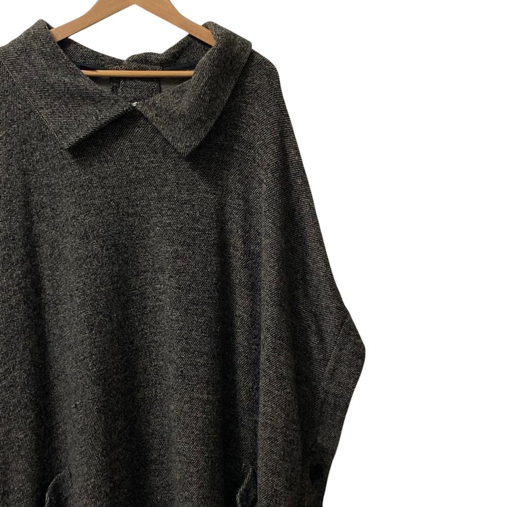 良品 Y's Yohji Yamamoto ワイズ ヨウジヤマモト ポンチョ ケープ YR-T82-173 ブラック×グレー メンズ レディース 古着 中古 USED