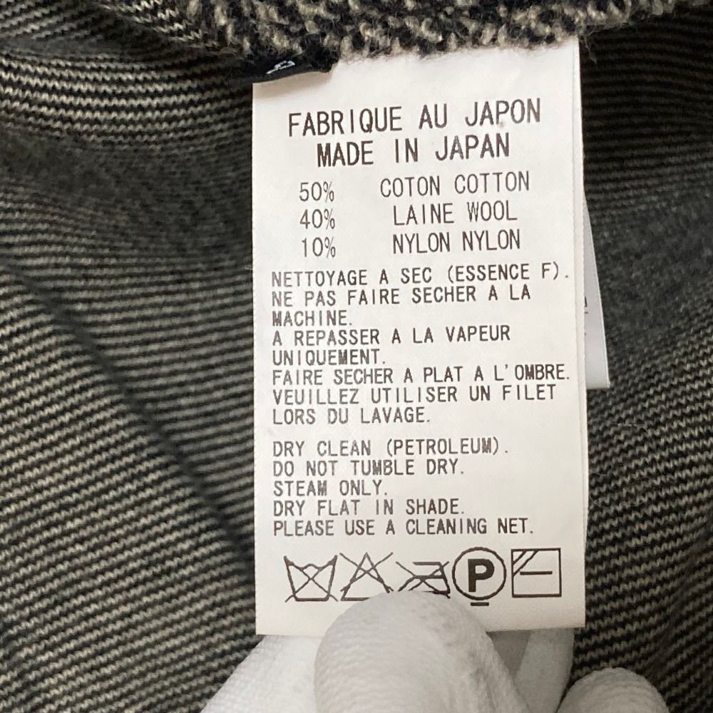 良品 Y's Yohji Yamamoto ワイズ ヨウジヤマモト ポンチョ ケープ YR-T82-173 ブラック×グレー メンズ レディース 古着 中古 USED