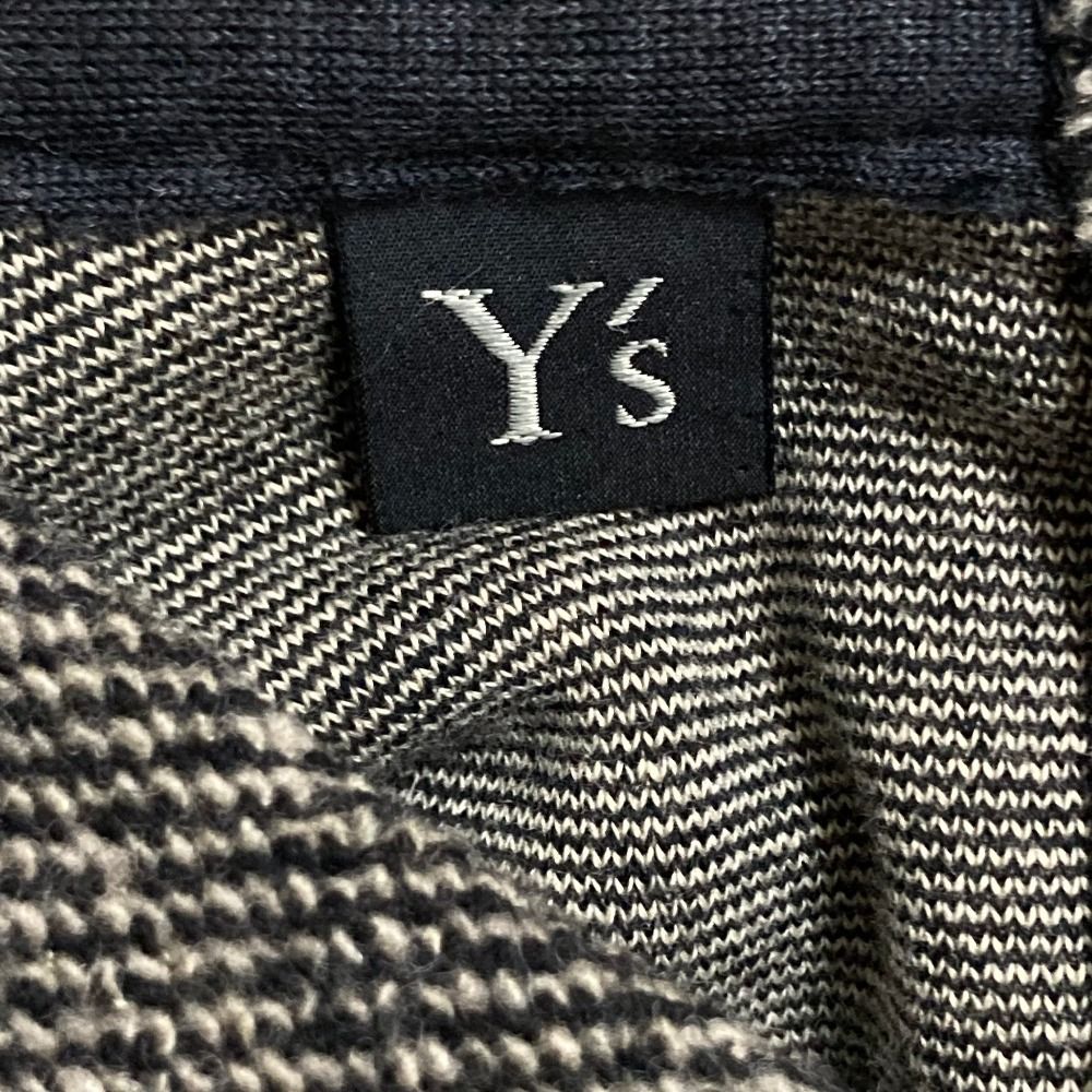 良品 Y's Yohji Yamamoto ワイズ ヨウジヤマモト ポンチョ ケープ YR-T82-173 ブラック×グレー メンズ レディース 古着 中古 USED