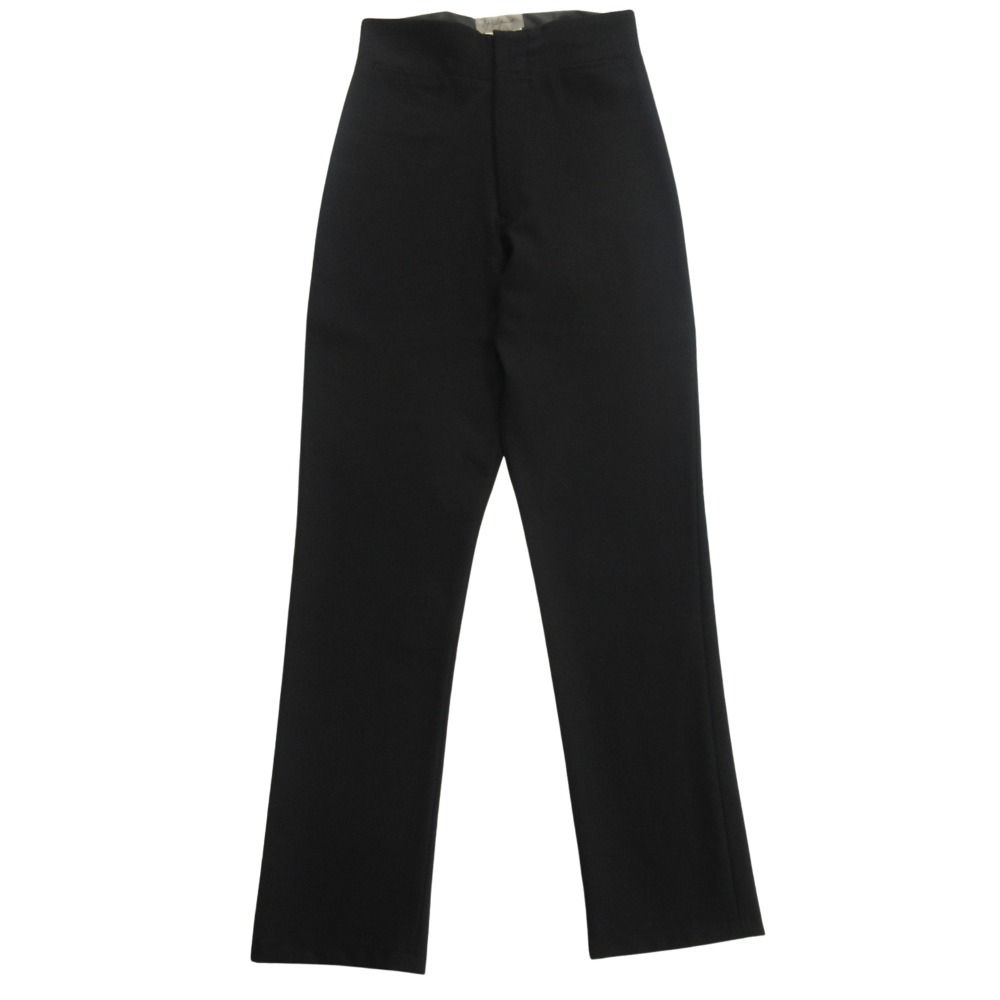 美品 Yohji Yamamoto FEMME ヨウジヤマモト ファム 95aw ウール パンツ スラックス 90's ヴィンテーズ SS 黒 ブラック レディース 古着 中古 USED