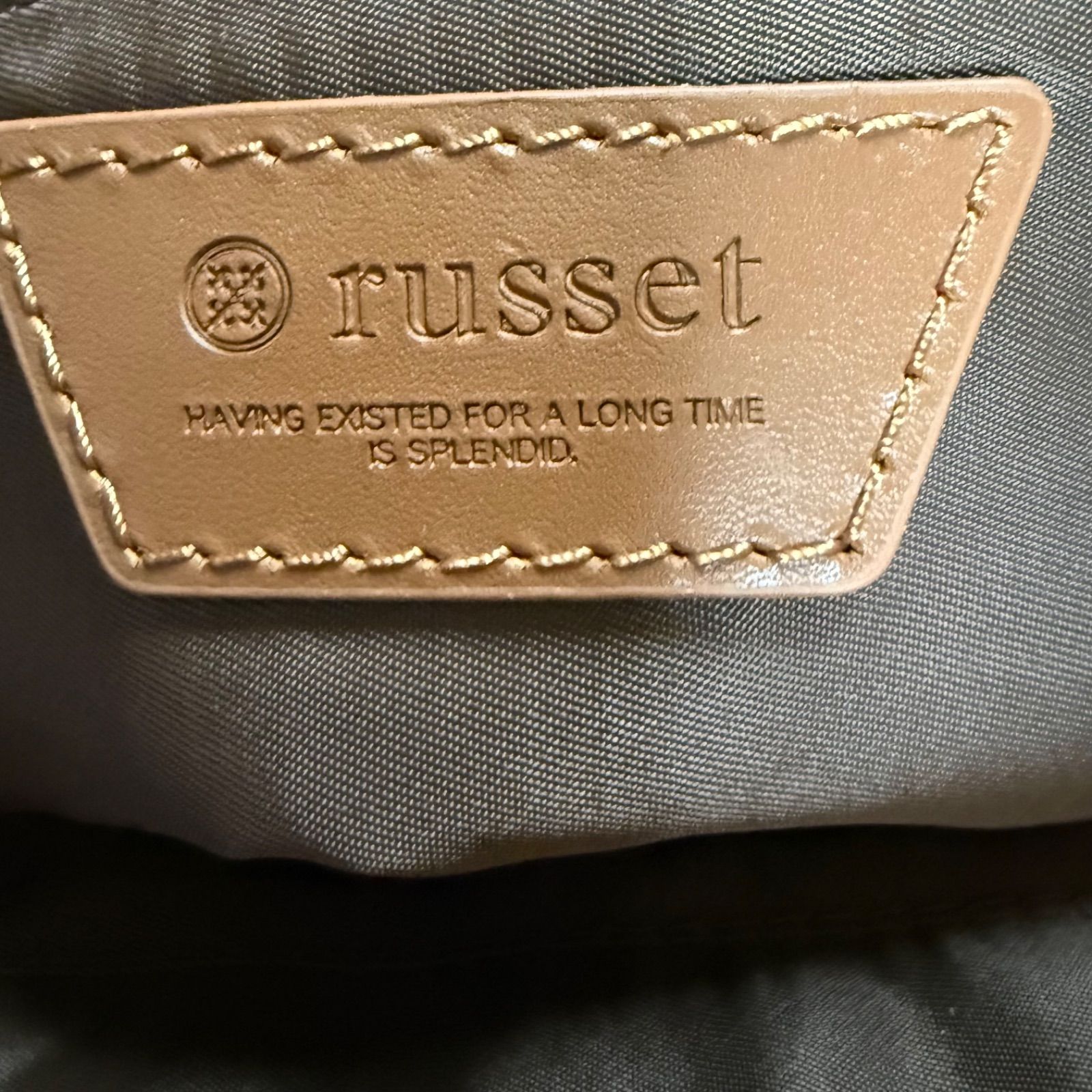 未使用】ラシット russet モノグラム 2wayトートバッグ ショルダー
